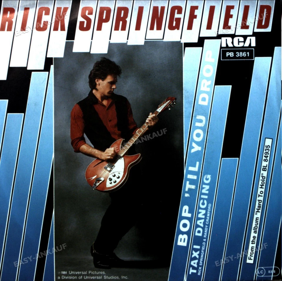 Rick Springfield - Bop 'Til You Drop 7in (VG/VG) . - Image 1 of 1