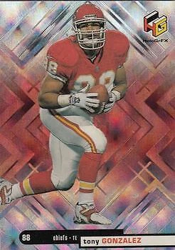 1999 Upper Deck HoloGrFX #28 Tony Gonzalez CHIEFS - Image 1 of 2