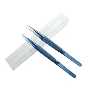 Fingerprint Tweezers for Titanium Alloy Tweezers for Electronic Compon - Zdjęcie 1 z 8