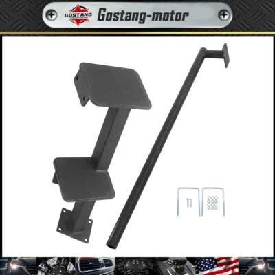 Dual Step Boat Trailer Steps For The Tongue With Handle For Universal Bass Boat - Image 1 of 4