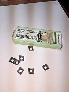 INSERTOS DE CARBURO WALTER VALENITE TIGER-TEC CANTIDAD 7 CCMT09T308-PM5 WPP30 3(2.5)2 - Imagen 1 de 1