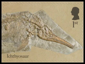 GB 5146b The Age of the Dinosaurs Ichthyosaurus 1st single MNH 2024 - Picture 1 of 1