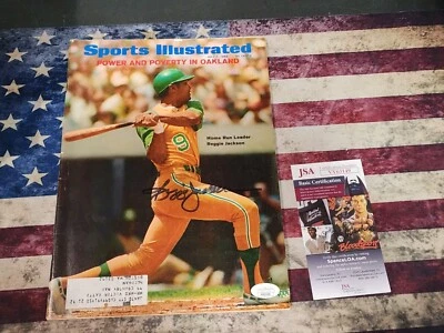 Reggie Jackson Signed 1969 Sports Illustrated Magazine Rookie Year JSA - Image 1 of 4