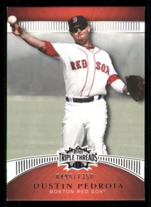 2010 Topps Triple Threads #13 Dustin Pedroia /1350 - Picture 1 of 2