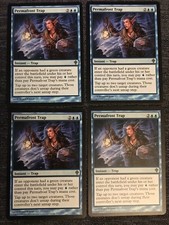 4x Permafrost Trap Worldwake MtG Magic Blue Uncommon 4 x4 Card Cards