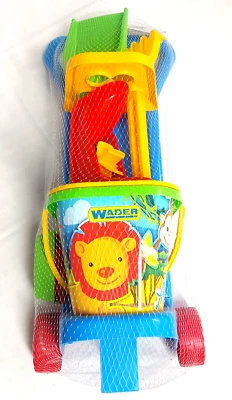 Wader - Strand Caddy mit Eimer und Zubehör