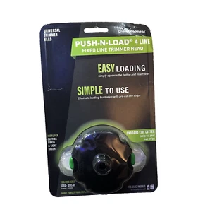 Cabezal recortador de cuerda de línea fija ajuste universal Shakespeare Push-N-Load 4 líneas - Imagen 1 de 1