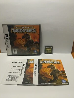 Battle of Giants Dinosaurs Nintendo DS 2008 Complete CIB Tested Ubisoft - Image 1 of 3