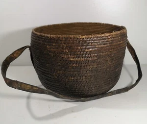 Rare, Antique, Woven, Pokot Tribe Grain Basket , Collectable,Hand made in Kenya - Picture 1 of 13