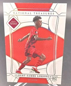 2022 Panini National Treasures Albert Sambi Lokonga #12 RC 34/99 - Bild 1 von 2