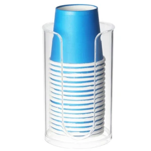 Bathroom Cup Dispenser Small Disposable Paper Cup Holders, Plastic Cup Holder - Picture 1 of 6