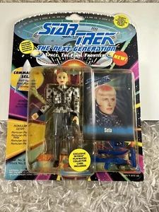 SEALED Vintage Star Trek The Next Generation Sela 1993 Playmates with Card - Picture 1 of 3