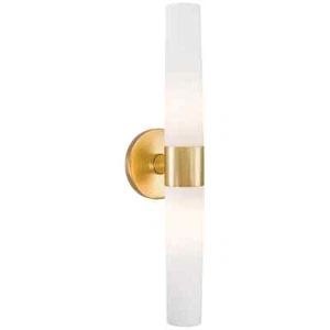 George Kovacs Saber 20-in 2-Light Honey Gold Modern/Contemporary Vanity Light - Picture 1 of 3