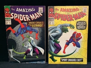 AMAZING SPIDER-MAN #’s 44 and 45 (2nd and 3rd Lizard) - Picture 1 of 7