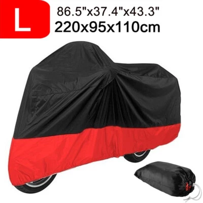 L водонепроницаемый мотоциклетный чехол красный для Kawasaki Ninja 250 R 300 500 650R - Изображение 1 из 4