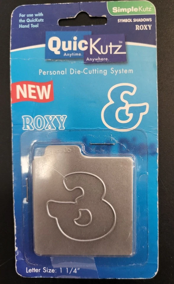 QUICKUTZ Roxy Ampersand Symbol Shadow 2x2 Singlekutz Die SES-06-1 - Image 1 of 1