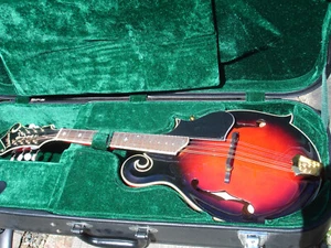 Washburn M3SWETWRK-D Americana Series Mandolin Wine Red with Hard Case - Picture 1 of 24