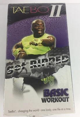 TAEBO II Get Ripped Basic Workout & Impact Intro 6 Video Set VHS New Sealed - Image 1 of 4