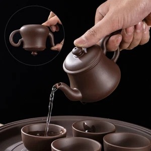 Small Teapot Luxury Purple Clay Teapot Handmade Teapot Collection 100cc-160cc - Picture 1 of 23