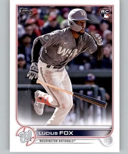 WASHINGTON NATIONALS 2022 Topps Update BASE TEAM SET (12 Cards) Fox-Soto - Picture 1 of 1