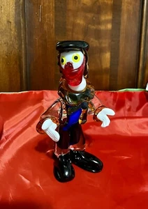 Vintage Murano Glass Clown Hand Blown Art Glass - Picture 1 of 12