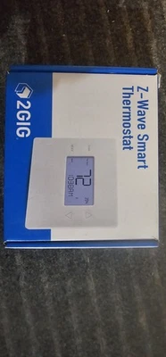 2gig Z-Wave 700 Smart Programmable Thermostat 2GIG-STZ-1 - Image 1 of 4