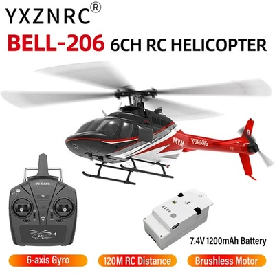 YUXIANG F08 Bell 206 6-Axis 6CH Gyro Hovering Remote Controller RC Helicopter - Image 1 of 4