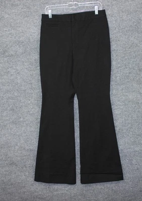 Pantalones Banan Republic para mujer talla 8 negros lavables B1-Streach Sloan acampanados nuevos con etiquetas MS Foto 1 de 4