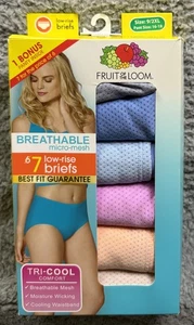 Fruit of the Loom Slip Donna 2XL 9 Micro Maglia Traspirante Confezione da 7 Intimo - Foto 1 di 3