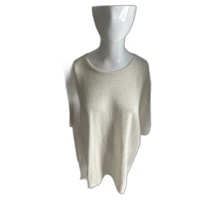 Top donna Vince corto taglia L maniche girocollo a righe girocollo - Foto 1 di 7