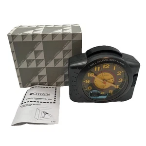 Citizen Wecker Tischuhr M.Gray Orange Transparent Selten Verpackung Anleitung - Bild 1 von 19
