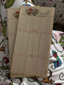 Vintage AMOCO American Oil Company Score Cards “20” In Lot Never Used - Picture 1 of 3