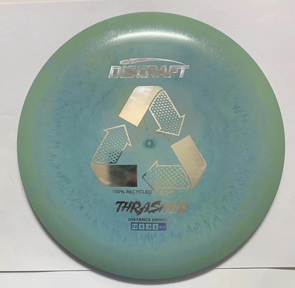 Discraft Discs ESP 100% recycled Teal Thrasher Lightweight 160 Grams - Image 1 of 4
