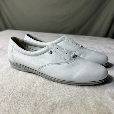 Easy Spirit Motion Cuero Blanco Mujer Talla 7.5 B Vintage Grandmacore Foto 1 de 4