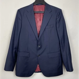 Spier & Mackay Contemporary Blazer Mens 42 Navy Suit Jacket Wool Sports Coat - Picture 1 of 10