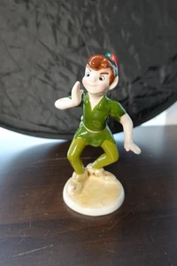 Disney China Peter Pan Ceramic Porcelain Figurine Green Collectible Cartoon 5in - Picture 1 of 8