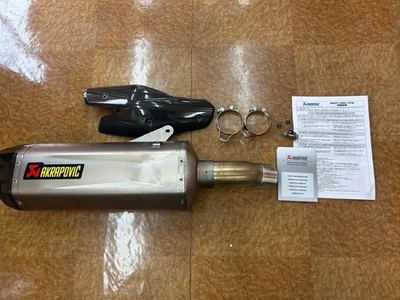 Akrapovic Titanium Slip-On Muffler for Kawasaki Ninja H2 SX / H2 SX SE 2022–2025 - Image 1 of 4