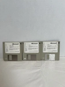 Vintage Microsoft MS-DOS 6.2 Operating System Upgrade on 3.5" Floppy Disk Setup - Picture 1 of 1