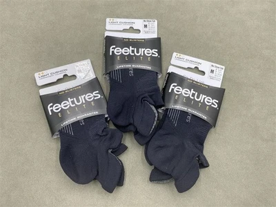 3 pares de calcetines unisex Feetures Elite Light Cushion No Show Tab talla M Foto 1 de 4