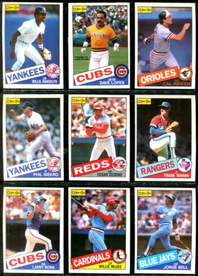 1985 O-Pee-Chee 191 Different CARTER HENDERSON MATTINGLY MOLITOR RIPKEN TRAMMELL - Image 1 of 4