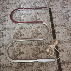 WarmRails Towel Warmer Drying Rack Serpentine 24" x 18" Electric Plug-In - Picture 1 of 10
