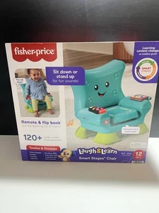 Fisher-Price Toddler Learning Toy Laugh & Learn Smart Stages Chair with Music - Picture 1 of 8