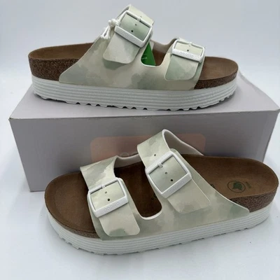 Papillio by Birkenstock Damen Arizona Flex Plateau Birko-Flor Sandalen 39 Neu mit Karton - Bild 1 von 4