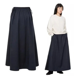 Gonna RAG & BONE Salute Soraya 100% cotone tessuto popeline blu navy taglia M prezzo al pubblico consigliato $295 - Foto 1 di 12