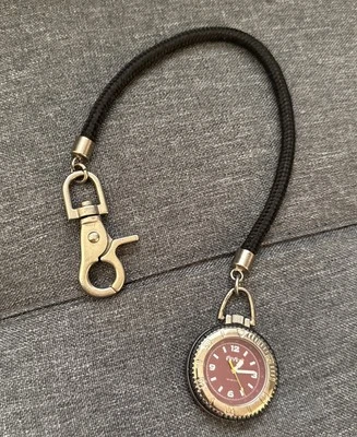 Reloj Bolsillo Eddie Bauer EBTEK #0117 #42102 Cuarzo Inoxidable - Necesita Batería Nueva Foto 1 de 3