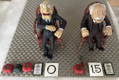 Statler and Waldorf Muppets Show Serie 6 Figura Palisades Juguete Acción Hombres Antiguos Foto 1 de 4
