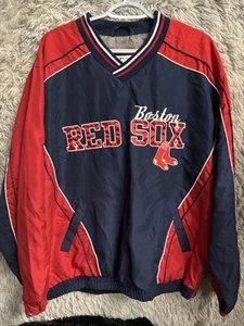 Boston Red Sox Embroidered GIII Pull Over Jacket New With Tag Mens XL - Picture 1 of 10