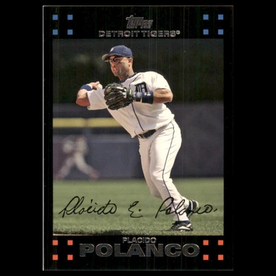 Tarjeta de béisbol Plácido Polanco #386 2007 Topps Detroit Tigers MLB casi nueva Foto 1 de 3