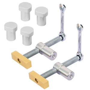 Biugaaufai 2 PZ Morsetti per Cani da Banco 3/4 Pollici, Morsetto per Lavorazione del Legno con 4 Panche Do... - Foto 1 di 7