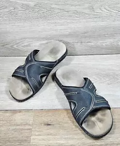 Dockers Men's Memory Foam Casual Comfort Outdoor Slip-on Slide Sandal 11W Black - Picture 1 of 13